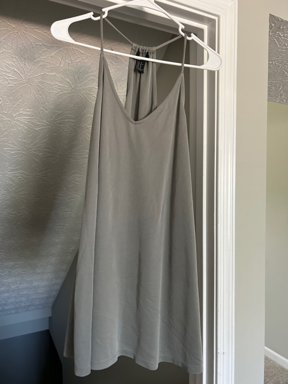 Forever 21 Light Olive Spaghetti Strap Slip Dress